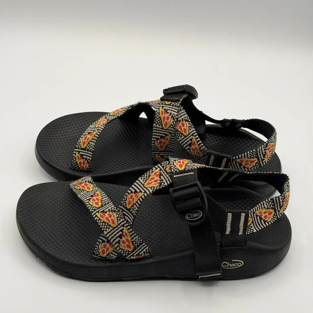 Chaco Z1 Classic Pizza Sandals Mens 11 Black Strappy Sport J106321